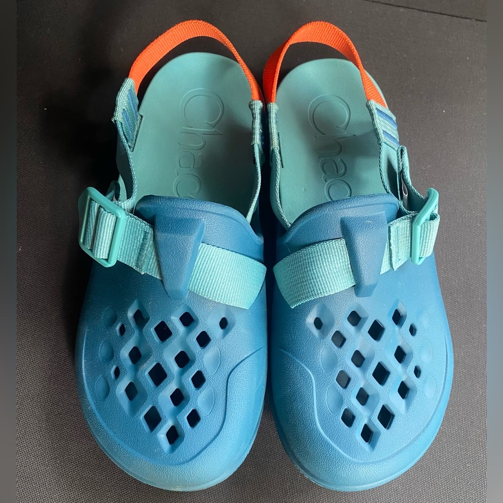 Chaco Chillos Clog Ocean Blue Waterproof Shoe Outdoor Sandal W7 - Picture 3 of 8